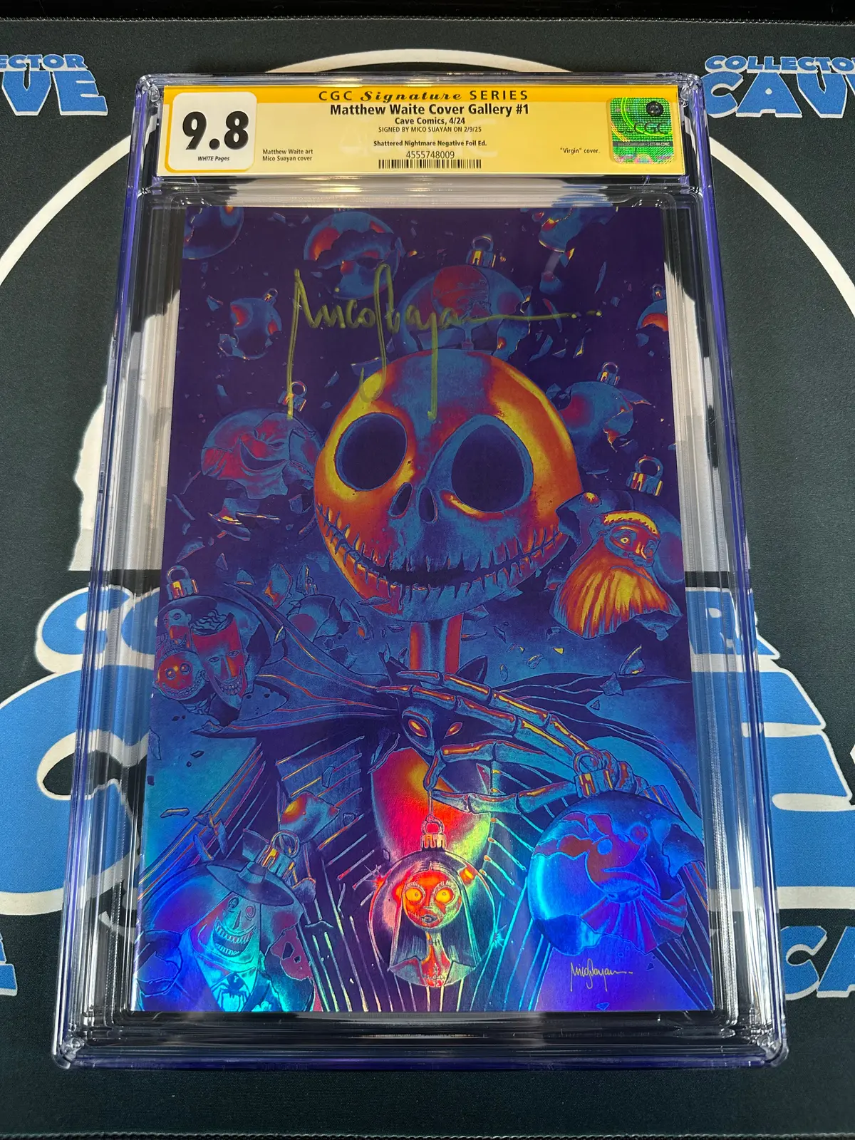 Shattered Nightmares Colored X-Ray Foil Mico Suayan Comic Art Book /50 9.8 Sig Series 1