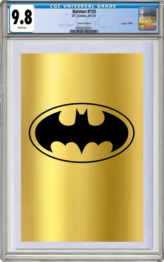 Batman #135 (#900) Gold Foil Exclusive Cgc 9.8 1