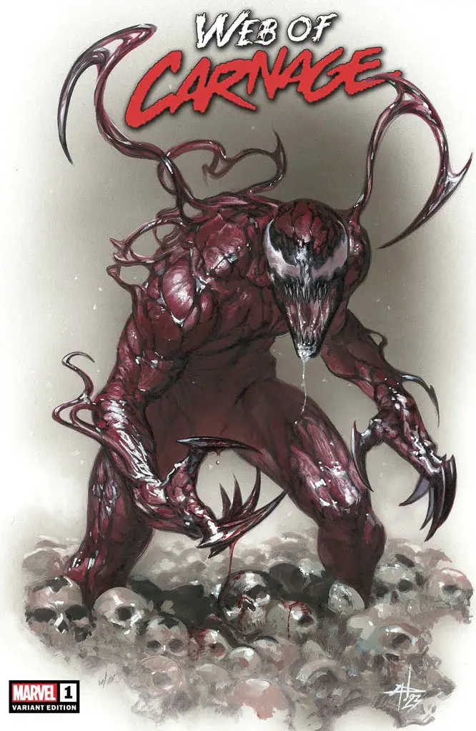 Web Of Carnage #1 Dellotto Variant 1