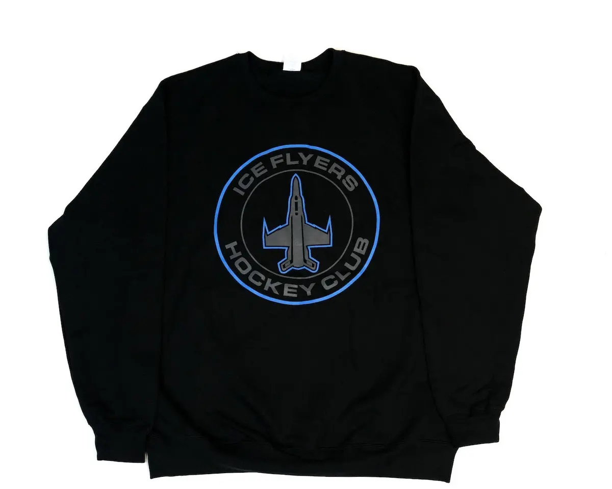 Black Hockey Club Crewneck 1