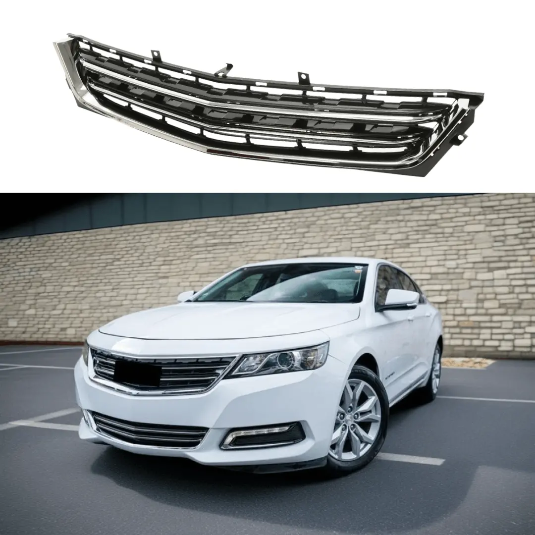 Fits Chevrolet Impala 2014-2020 Chrome Trim Lower Front Bumper Grille 1Pc 1