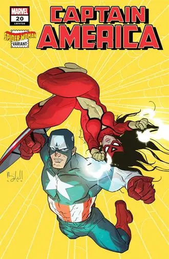 Captain America #20 Caldwell Spider-Woman Var 1