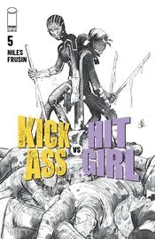 Kick-Ass Vs Hit-Girl #5 (Of 5) Cvr B B&W Romita Jr (Mr) 1