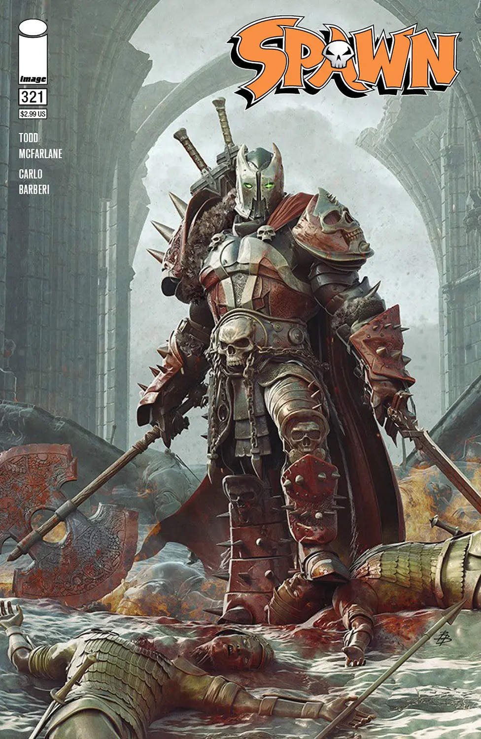 Spawn #321 Cvr A Barends 1