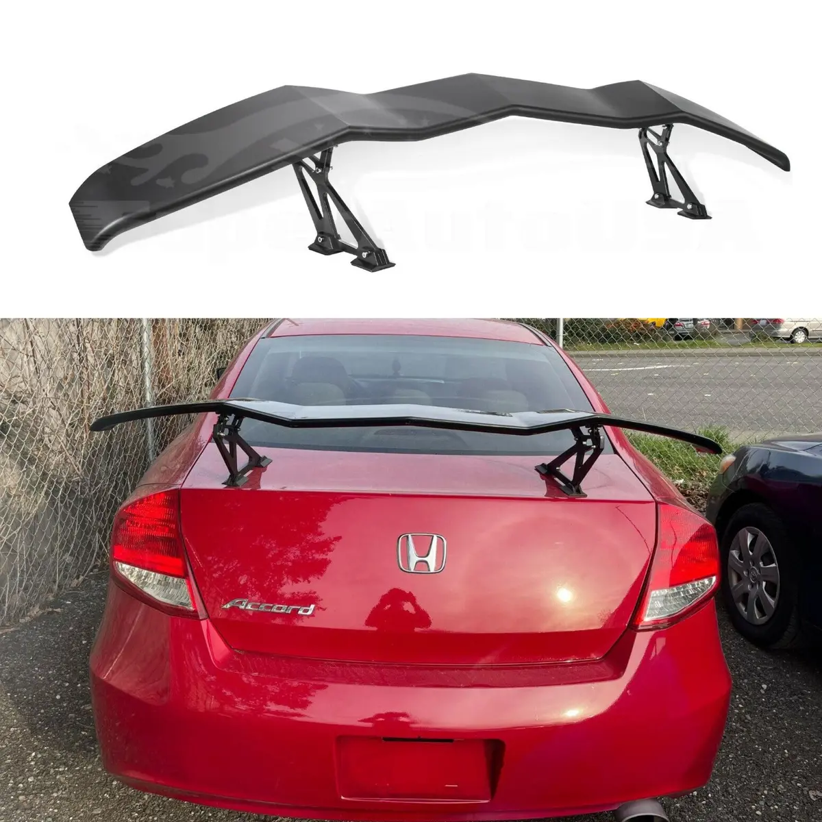 Rear Spoiler & Wings - Lambo Gt Style | Honda Accord (All Models) 1