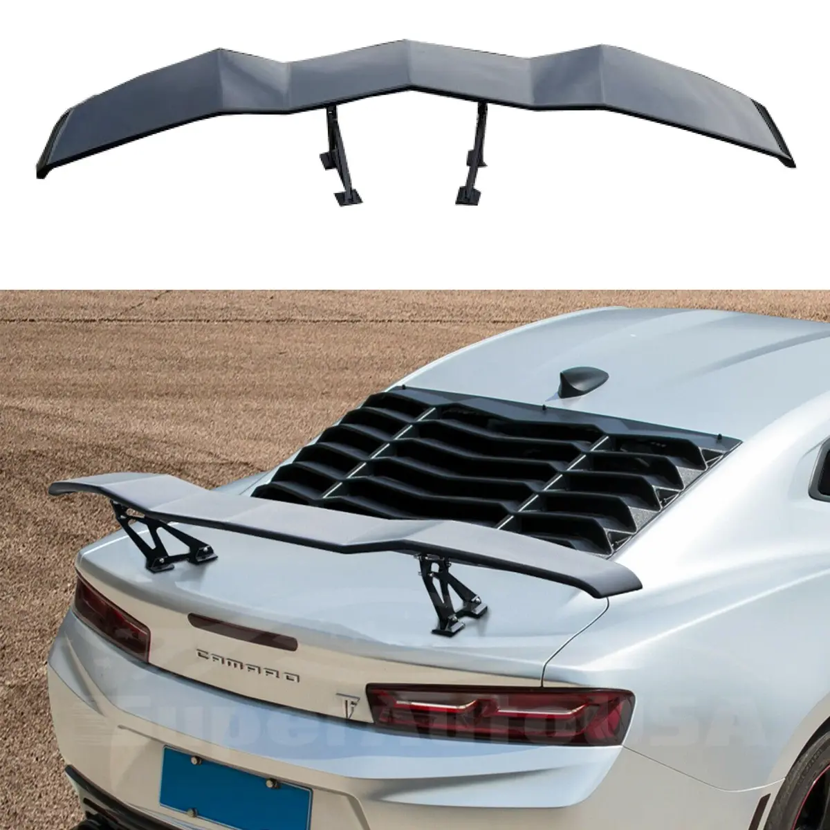 Fit Chverolet Camaro Gt Lambo Style Rear Trunk Lip Spoiler Wing 1