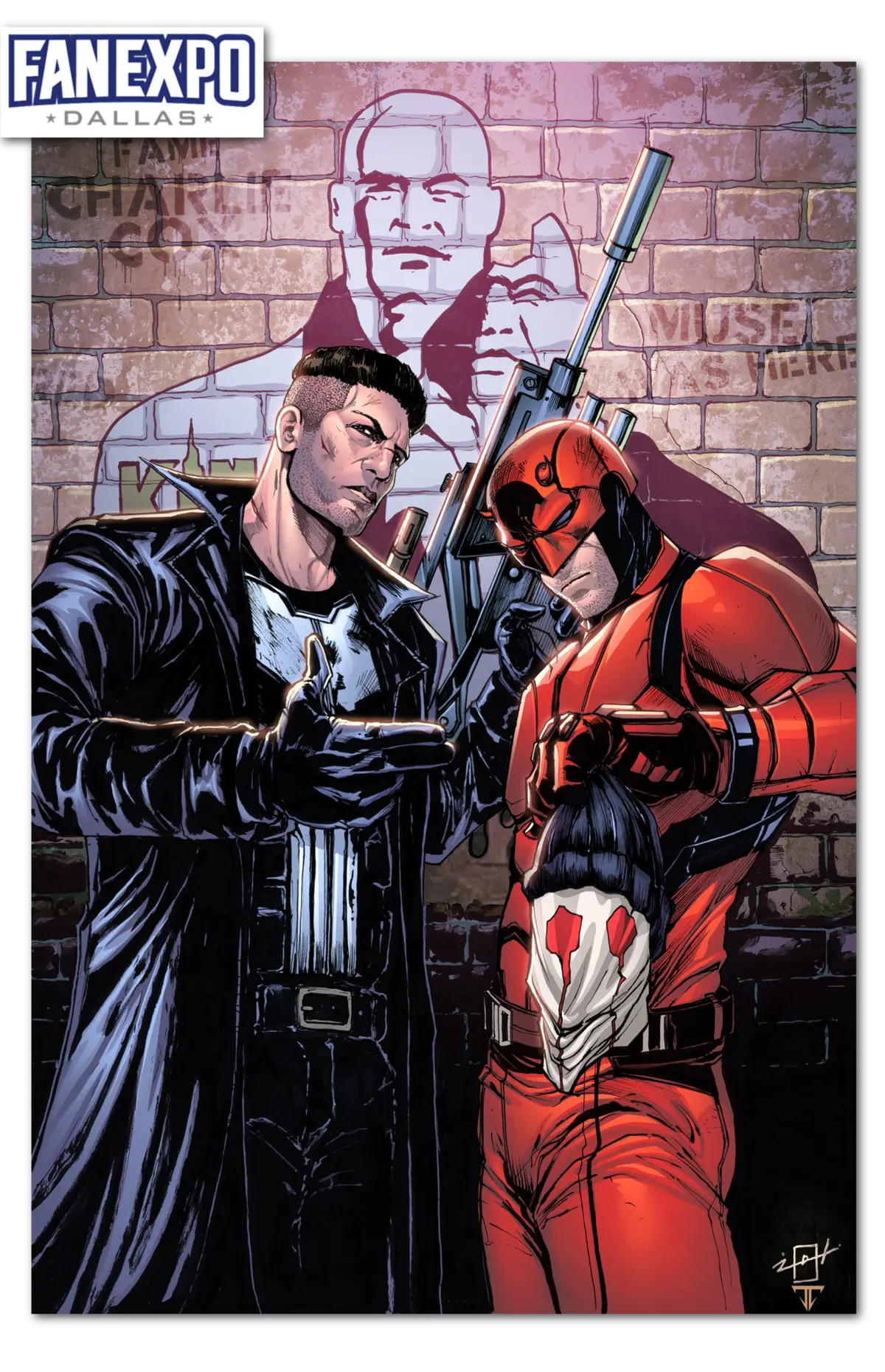 Fanexpo Dallas Fame: Charlie Cox "Red Suit" Jonathan Uribe Exclusive /150 1