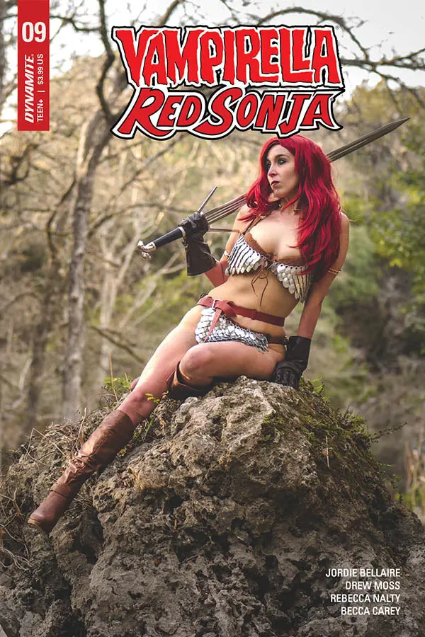 Vampirella Red Sonja #9 Cvr D Athena Rose Cosplay 1