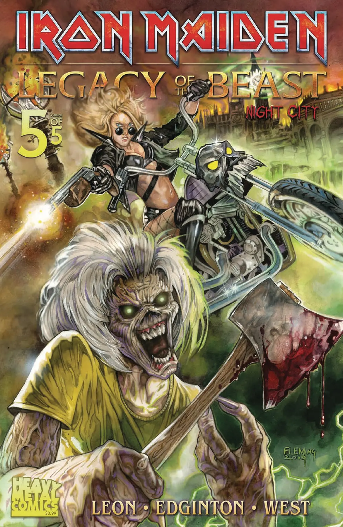 Iron Maiden Legacy O/T Beast Vol 2 Night City #5 Cvr A 1