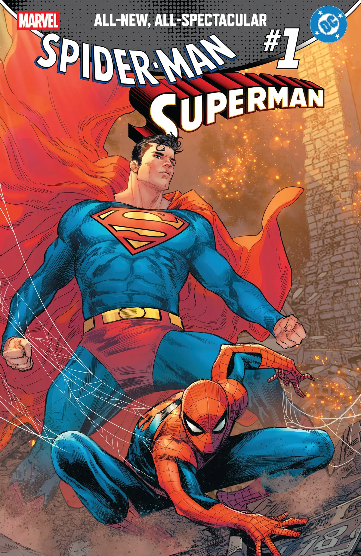 Marvel/Dc: Spider-Man/Superman #1 Trade Dress Exclusive Marco Checcetto 1