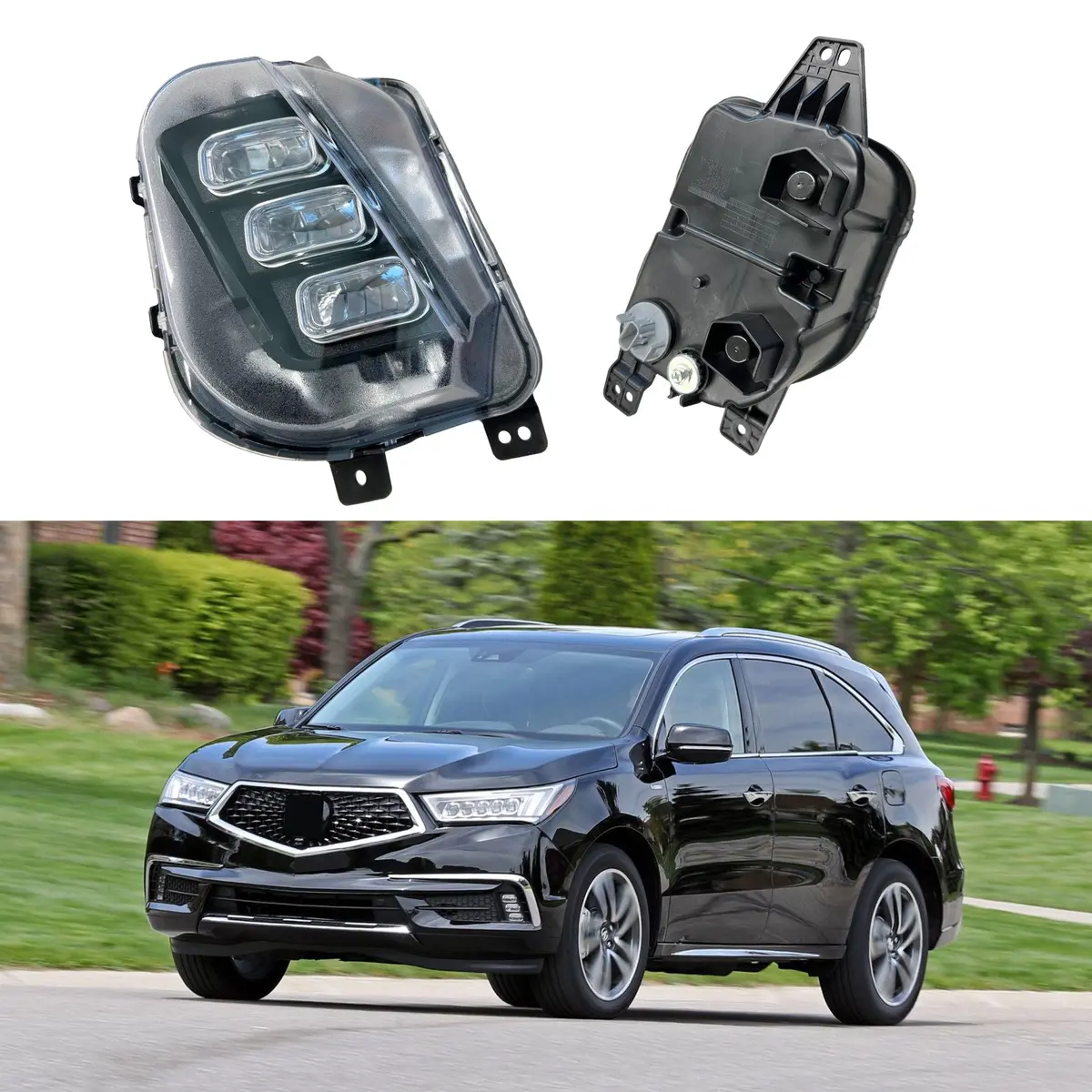For Acura Mdx 2017-2020 Front Left Driver Side Led Fog Light Lamp 1