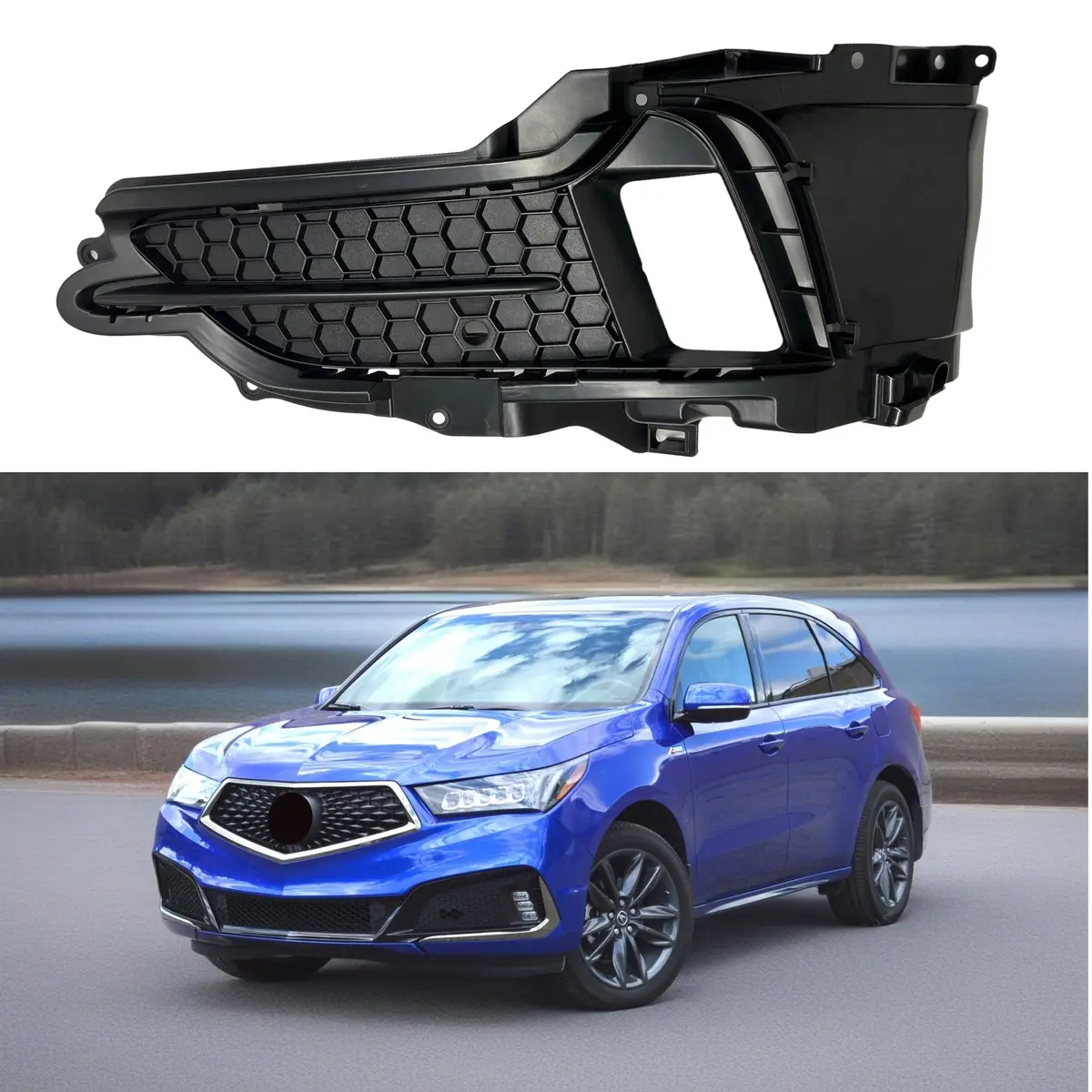 For 2017-2020 Acura Mdx Oe Style Front Left Fog Lamp Garnish Trim 1