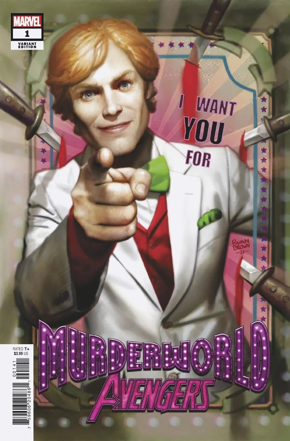 Murderworld Avengers #1 1:25 Copy Incv Brown Variant 1