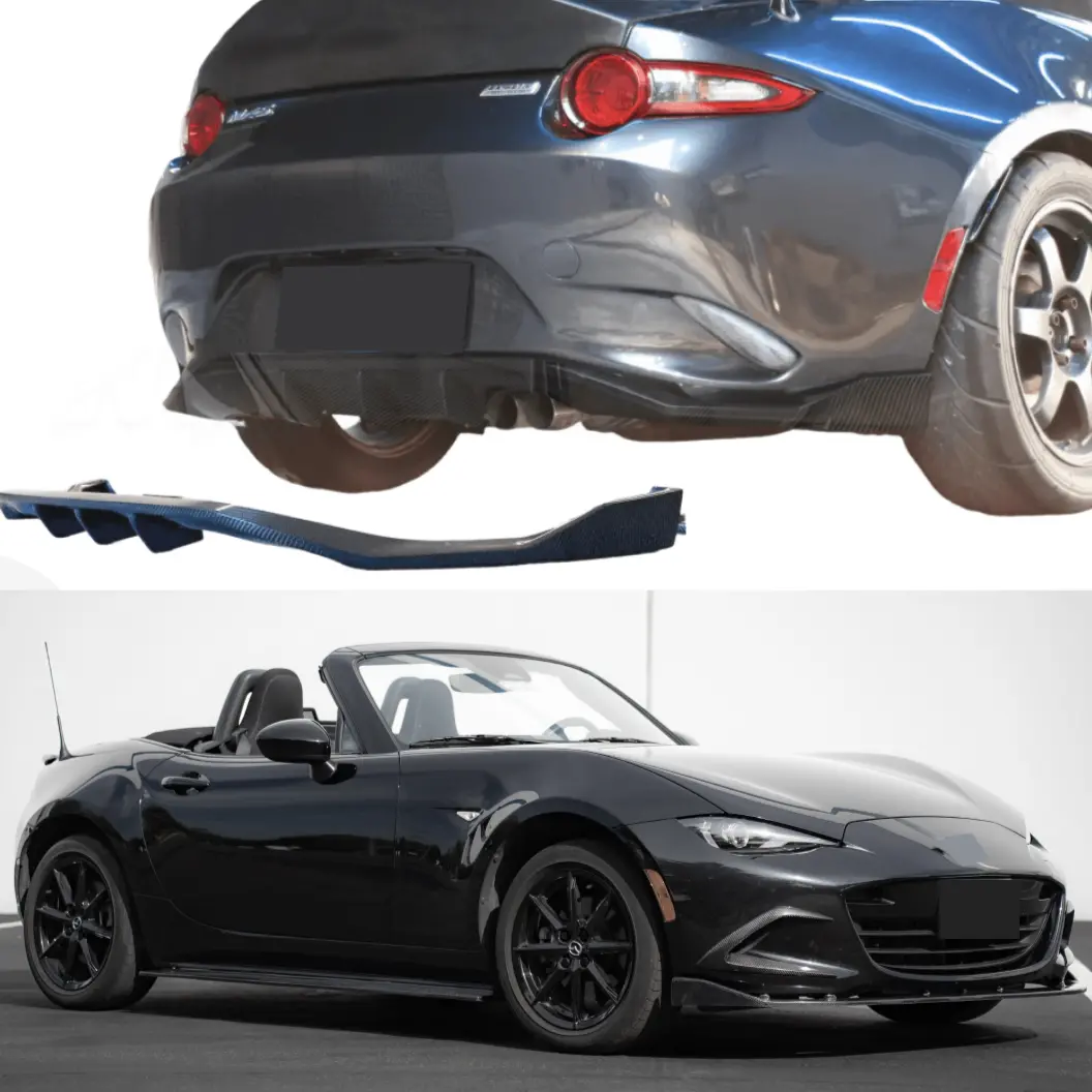 Full Body Kit Set Front Splitter Side Skirt Rear Diffuser- Carbon Fiber Fits Mazda Mx5 Nd/Nd2 (2016-24) 1