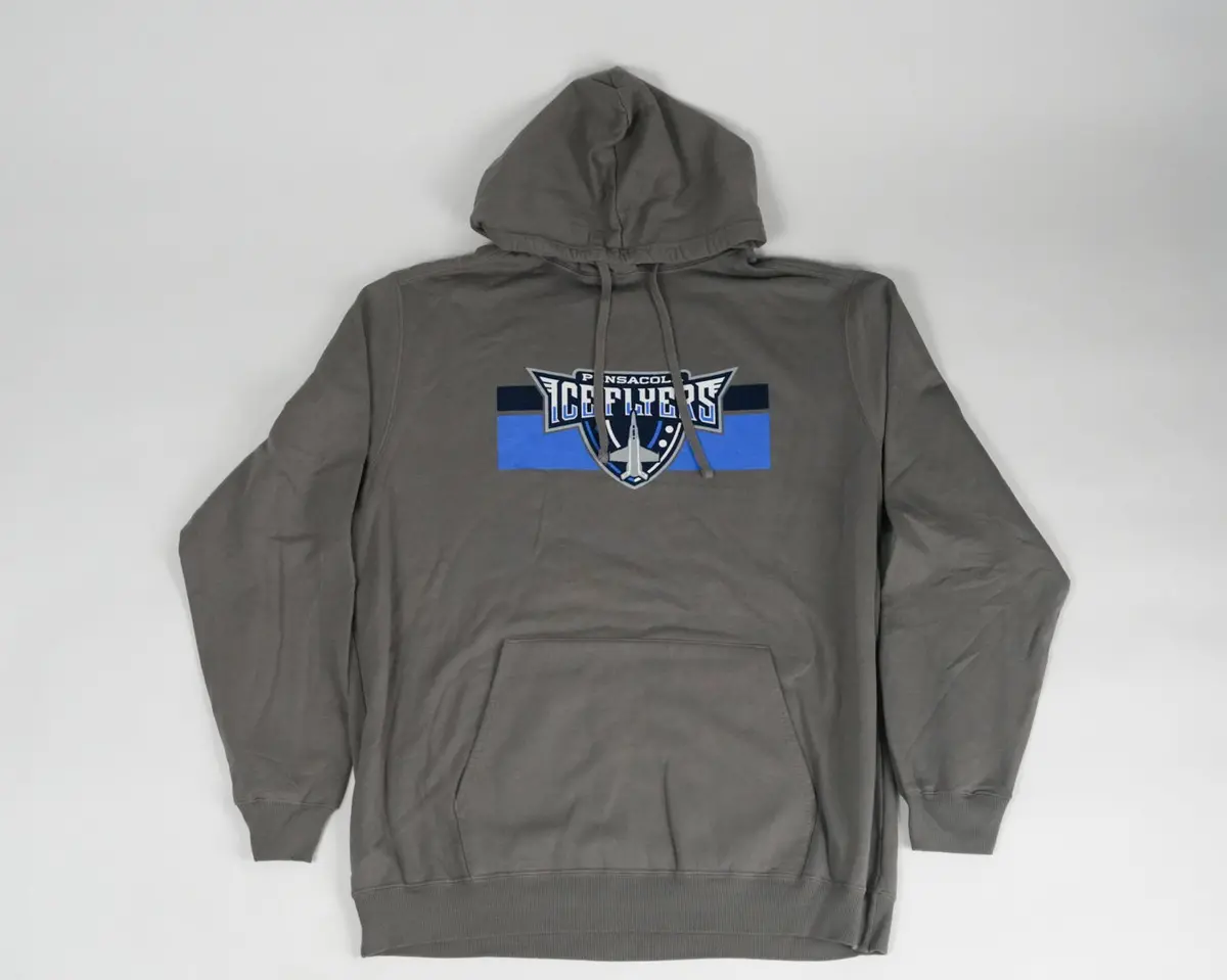 Shield Logo With Stripes Hoodie 1