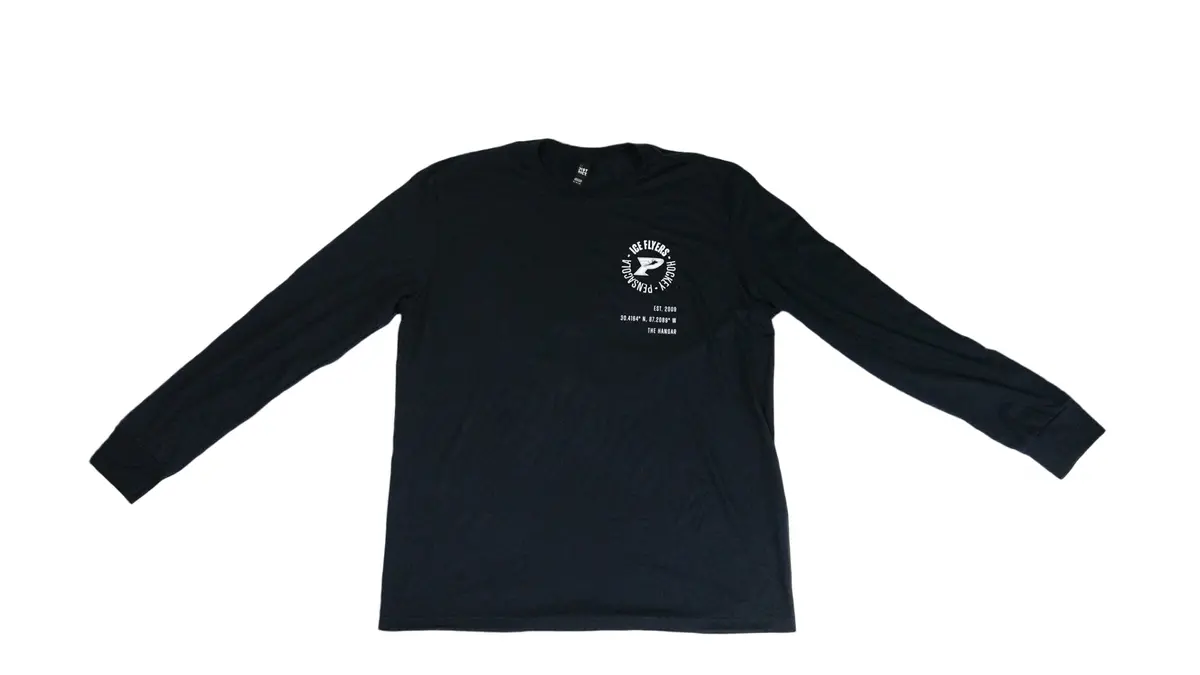 Navy P Logo Long Sleeve 1