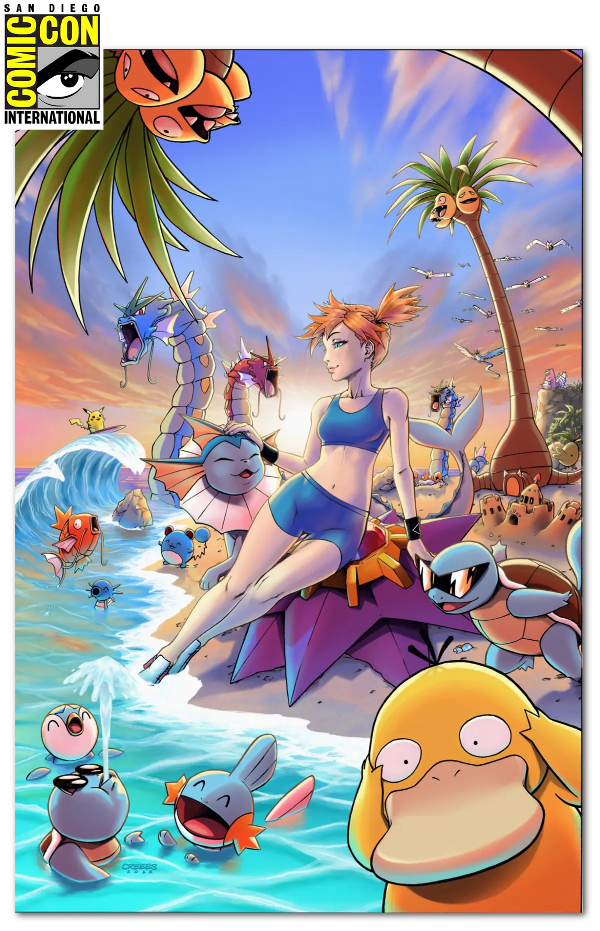 Sdcc Exclusive Fame: Satoshi Tajiri "Misty" Creees Lee /225 1