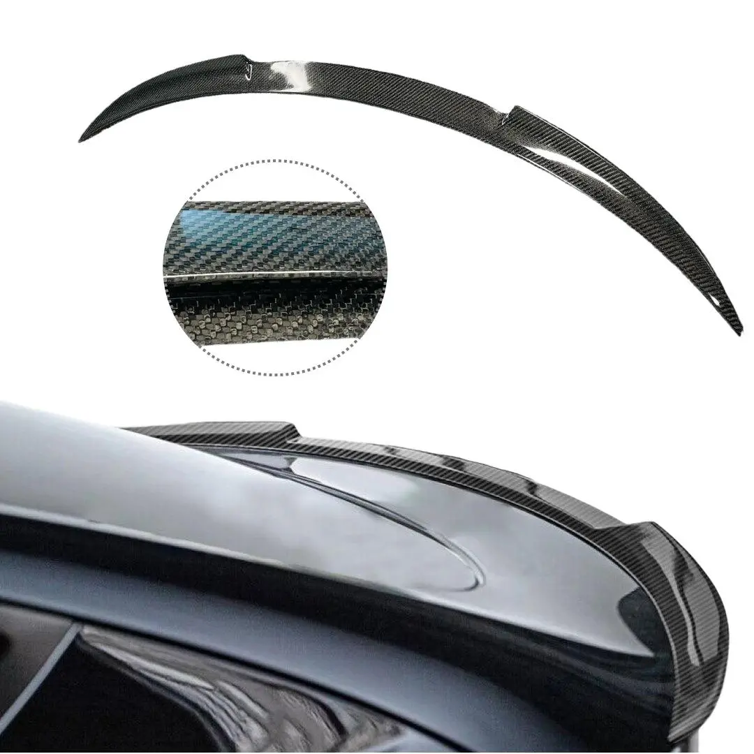 Rear Bumper Spoiler - Carbon Fiber Fits Tesla Model Y (2020-2024) 1