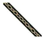 14K White Gold Oval Twisted Wire Link Chain At 16 Inches 1