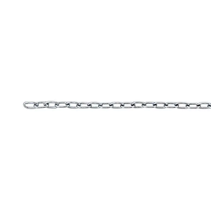 Platinum Diamond Cut 1.1Mm Drawn Cable Chain At 15 Inches 1
