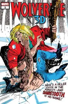 Wolverine Vs Sabretooth 3D #10 1