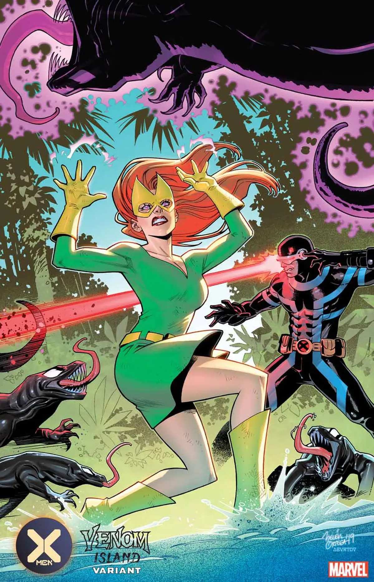 X-Men #4 Ortega Venom Island Dx 1