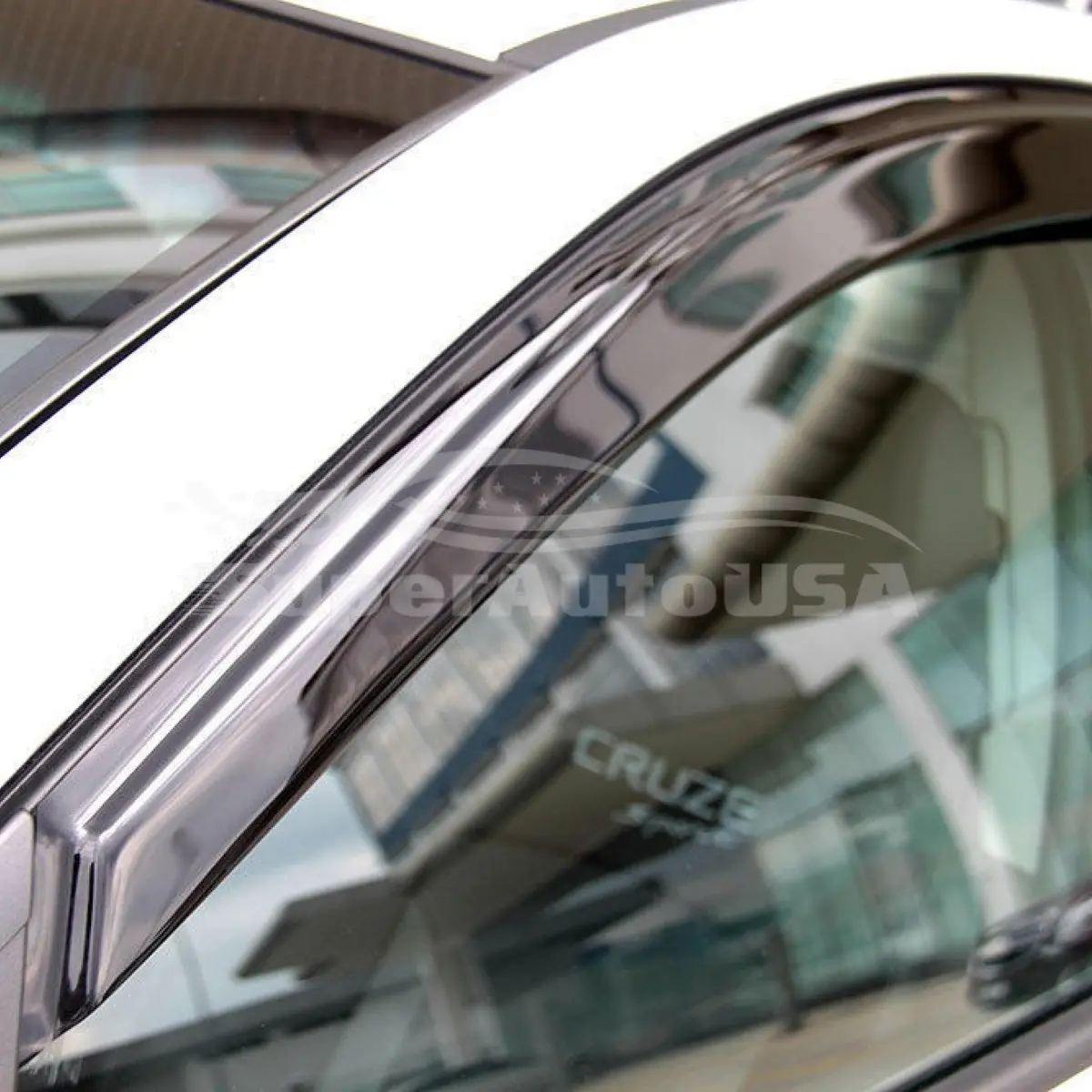 Fit 2016-2022 Honda Pilot Oe Style Vent Window Visors Rain Sun Wind Guards Shade Deflectors 1