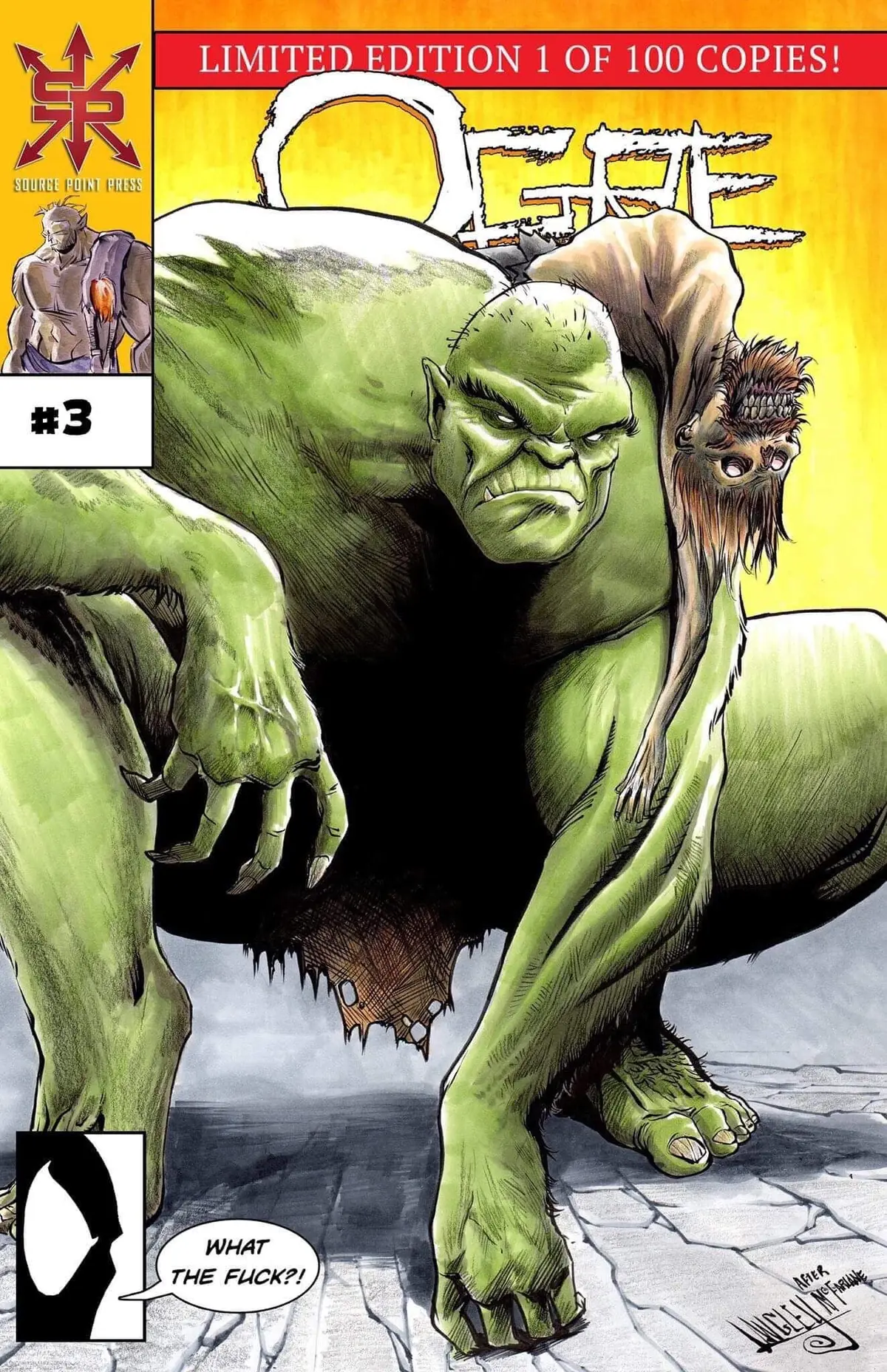 Ogre #3 Collector Cave Shawn Langley Variant 1
