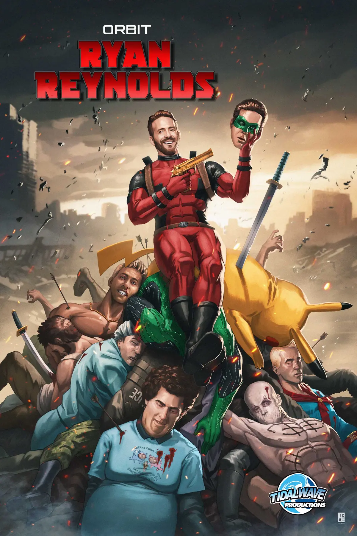 Orbit: Ryan Reynolds Deadpool Kills Em All Casperz Exclusive Trade Dress 1