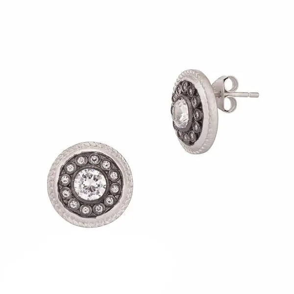 Frieda Rothman Nautical Button Earring 1