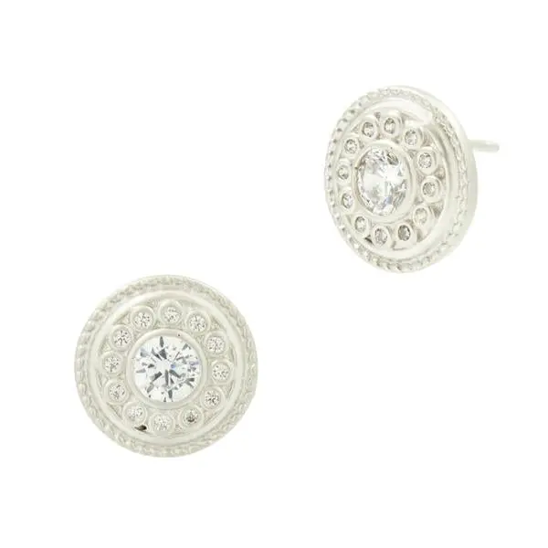 Frieda Rothman Nautical Button Earring 1