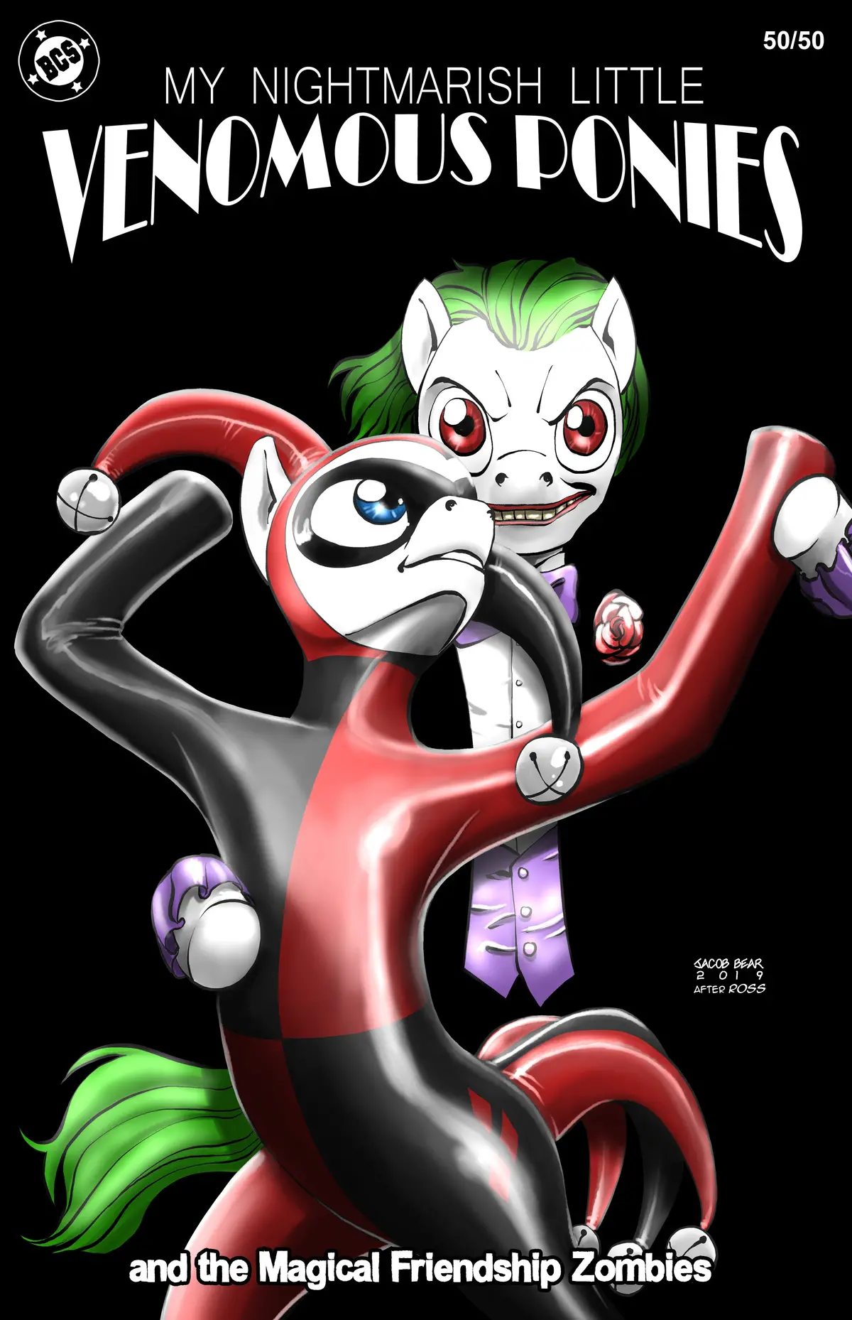 My Nightmarish Little Venomous Ponies #1 Nycc 2019 Collector  Cave Variant 1