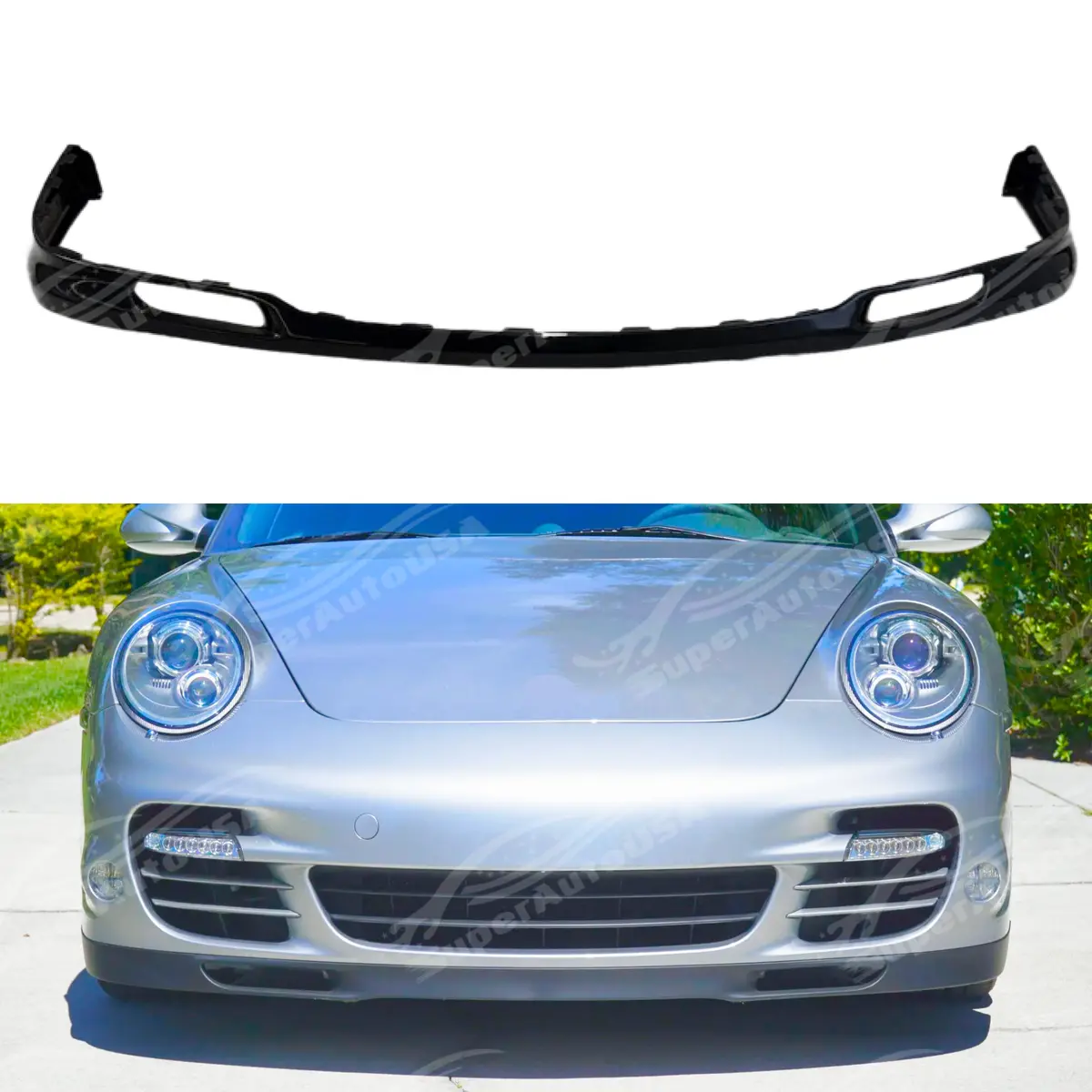 For 07-13 Porsche 911 997 Turbo S Oe-Style Front Bumper Splitter Lip 1