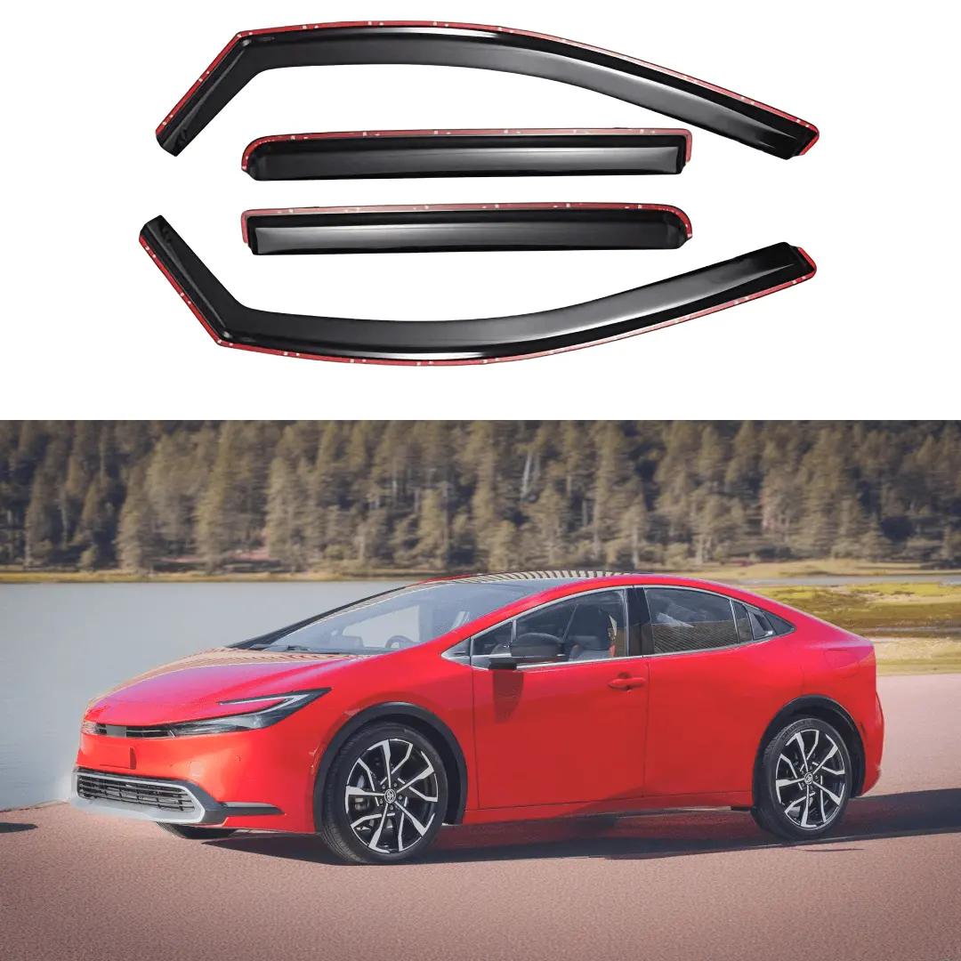 Fits 2023-2025 Toyota Prius In-Channel Window Vent Visors Rain Sun Guards 1