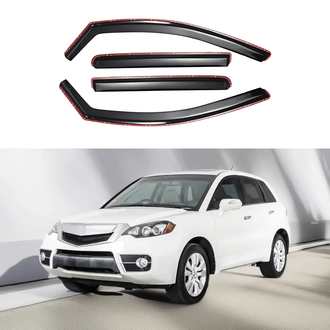 Fits 2007-2012 Acura Rdx In-Channel Vent Window Visors Rain Guards Shade Deflectors 1