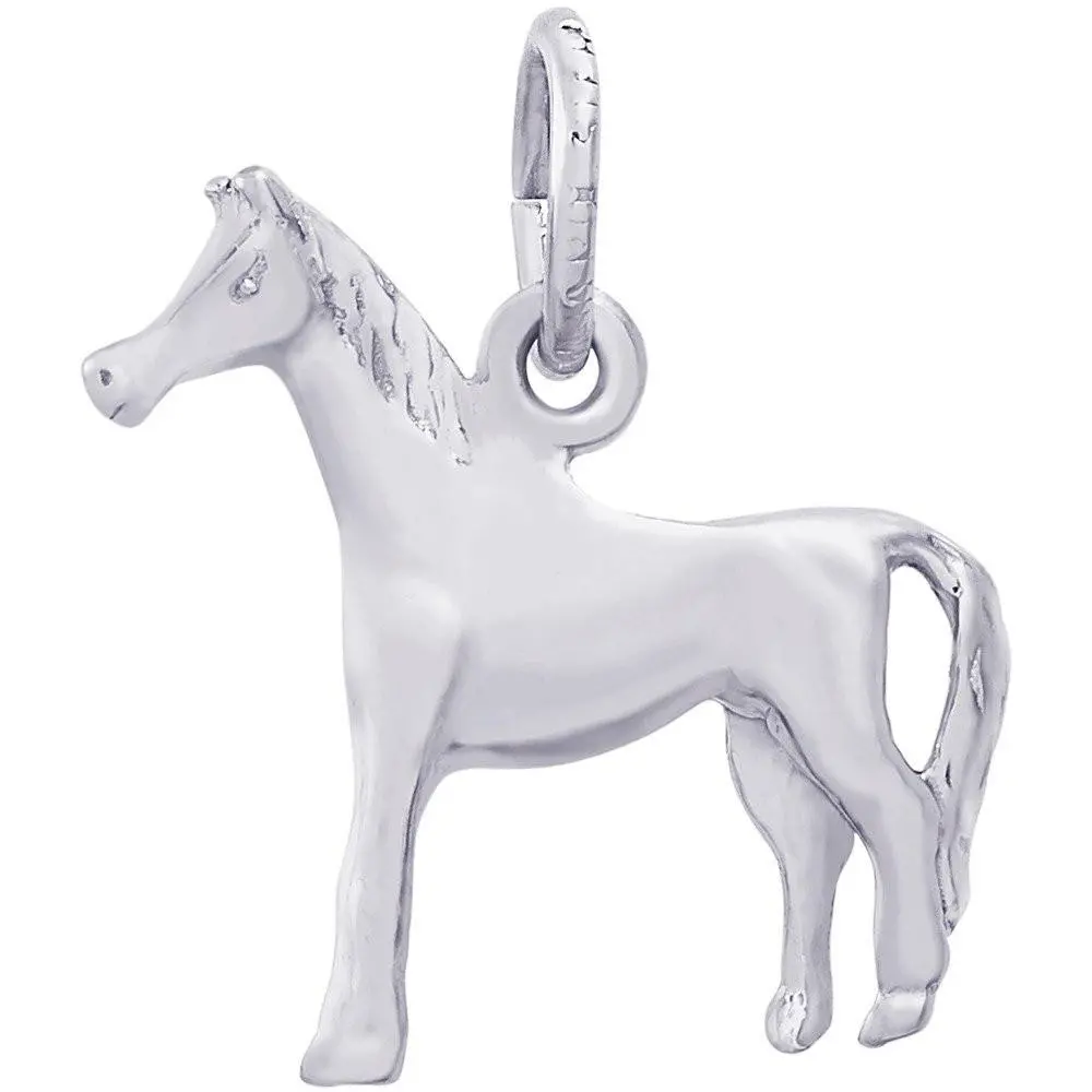 Sterling Silver Standing Horse Charm 1