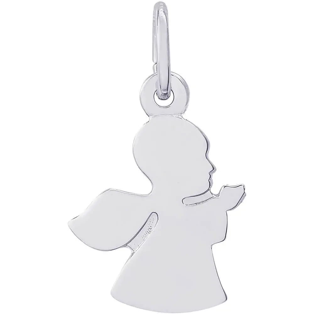 Sterling Silver Small Guardian Angel Charm 1