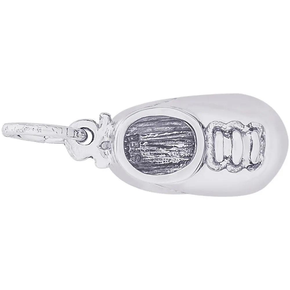 Sterling Silver Baby Shoe Charm 1