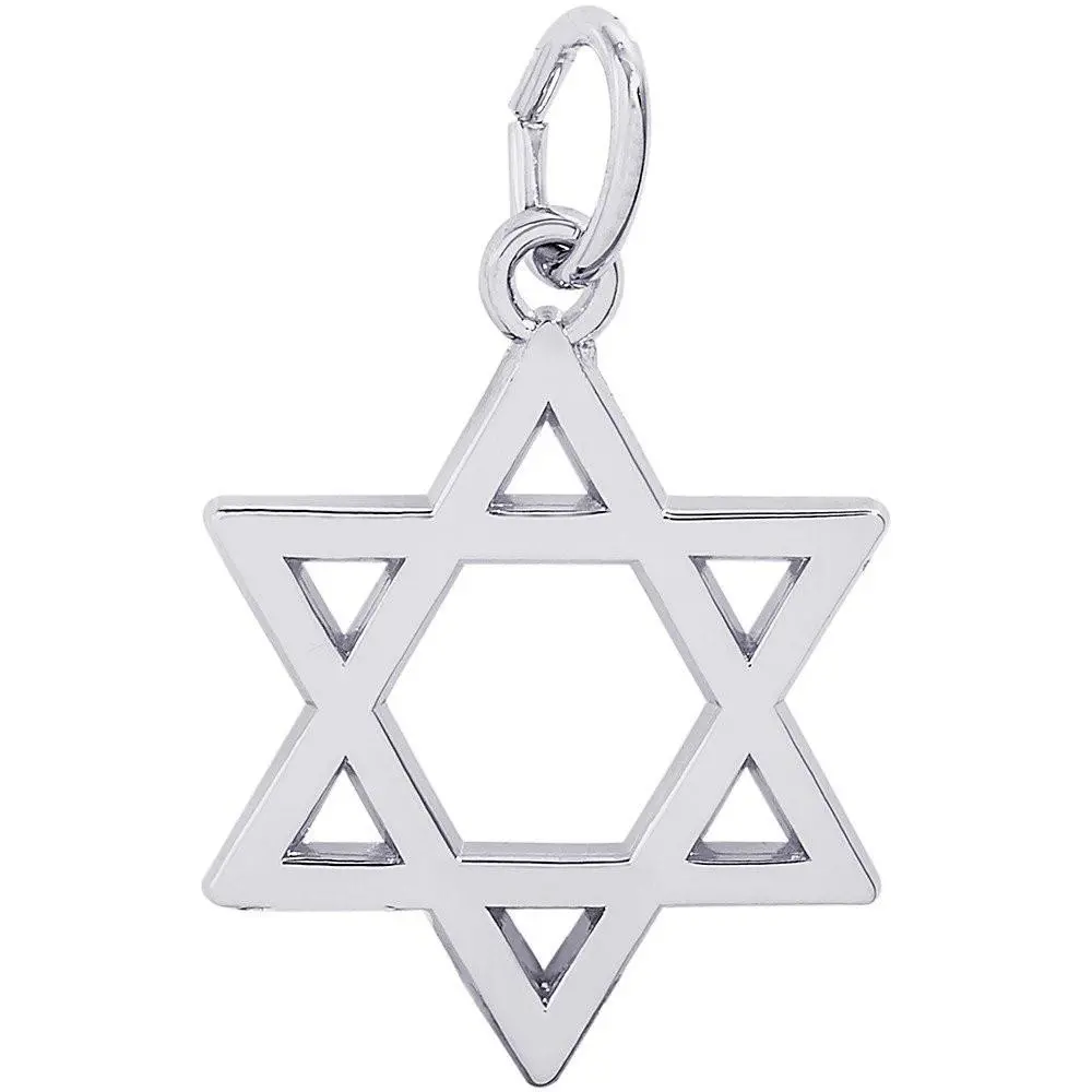 Sterling Silver Star Of David Charm 1