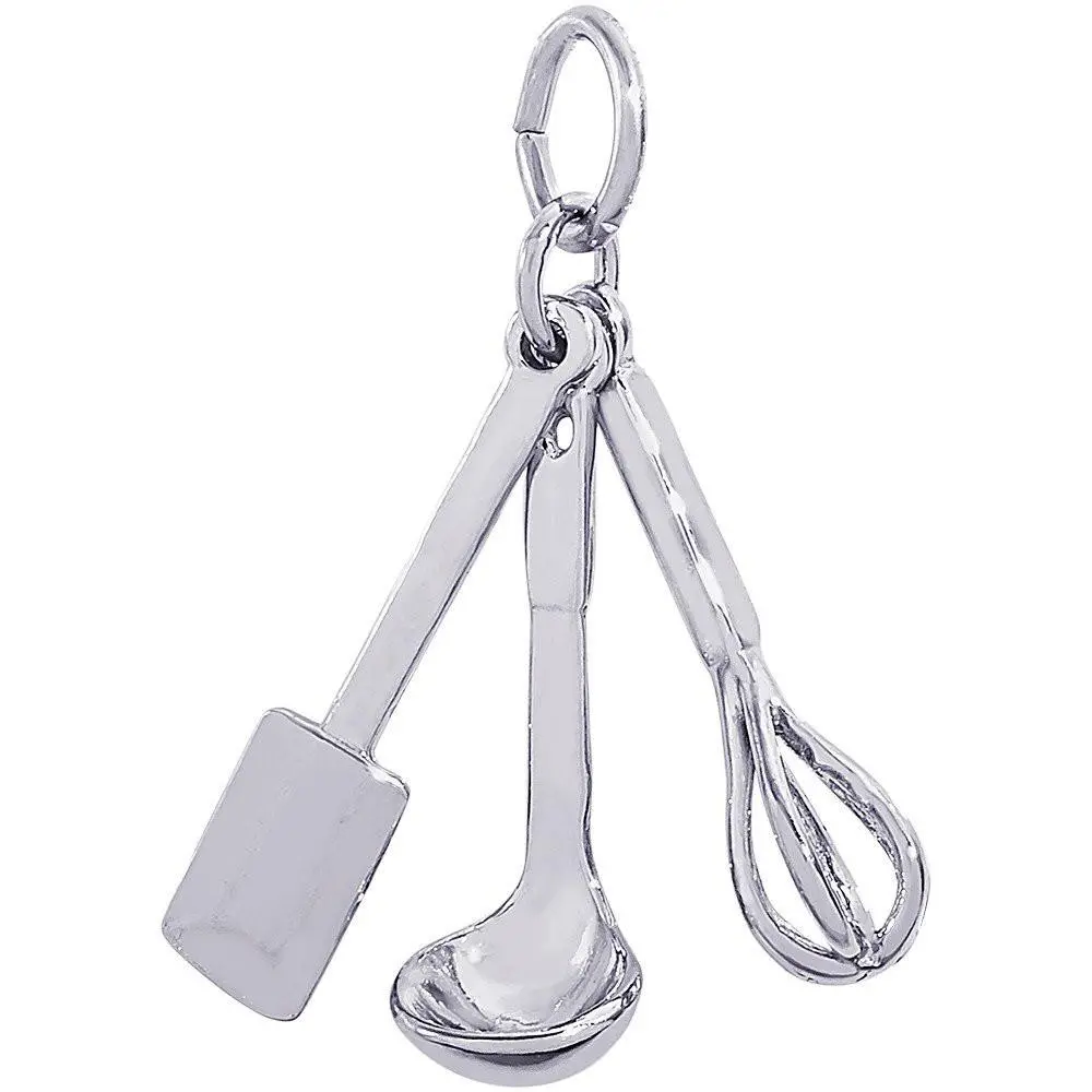 Sterling Silver Cooking Utensils Charm 1
