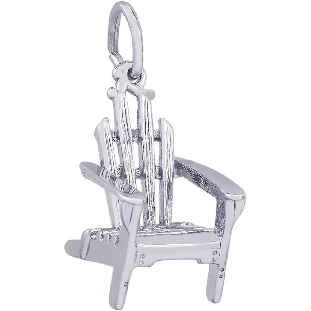Sterling Silver Adirondack Chair Charm 1