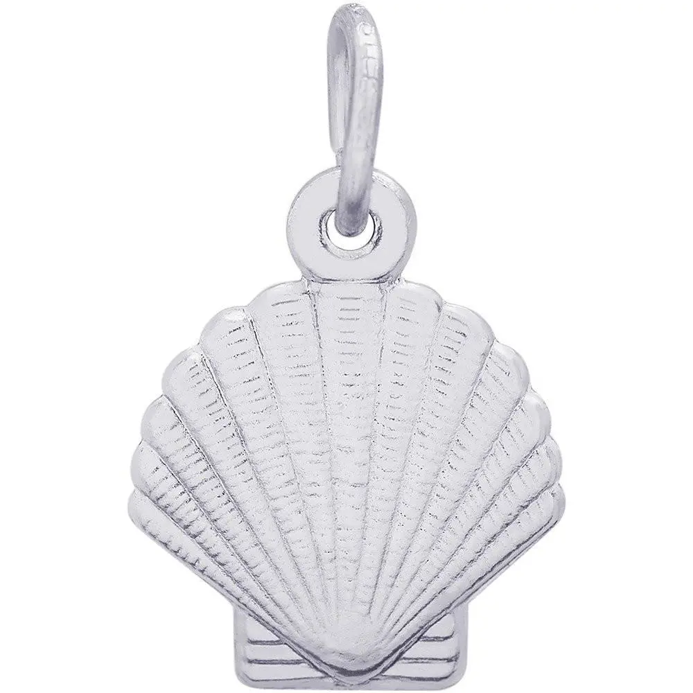 Sterling Silver Clamshell Charm 1
