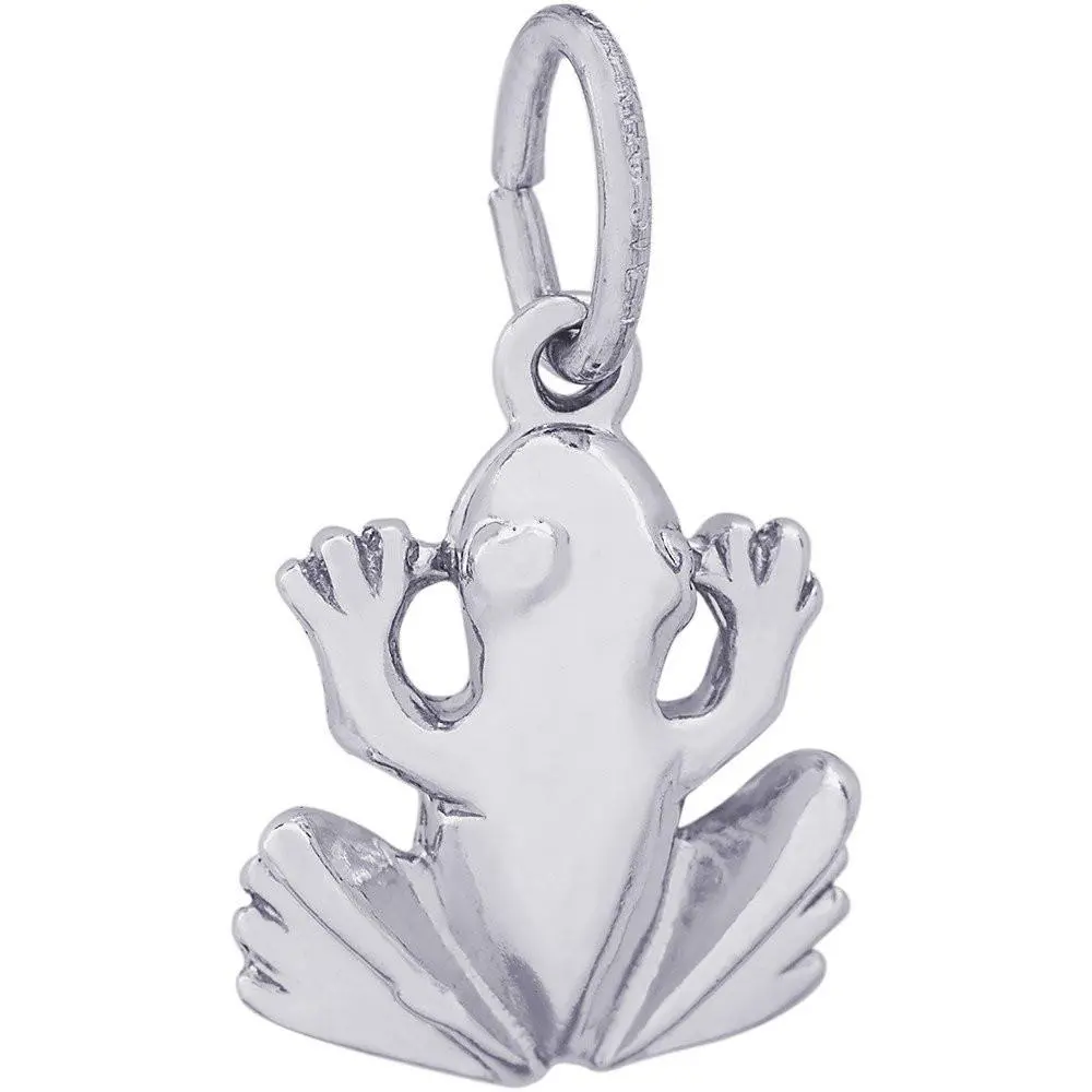 Sterling Silver Frog Charm 1