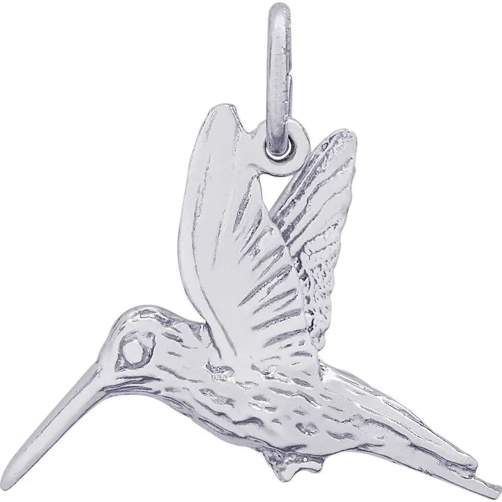 Sterling Silver Hummingbird Charm 1