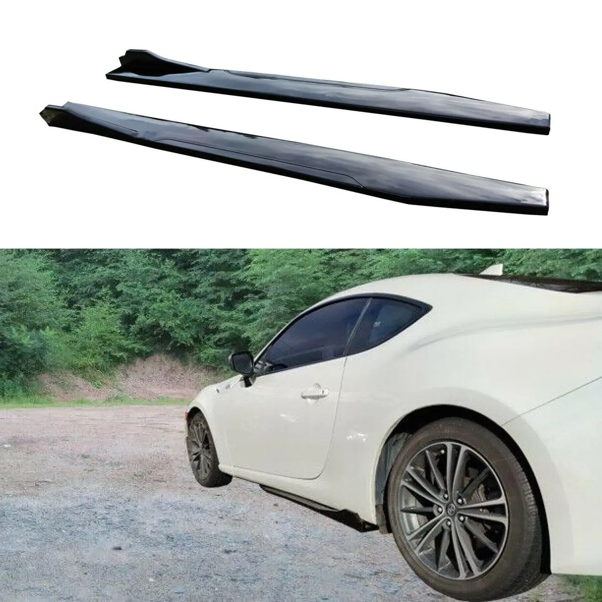 Side Skirt | Fits Scion Fr-S / Subaru Brz,Toyota Gt86 (2013-20) 1