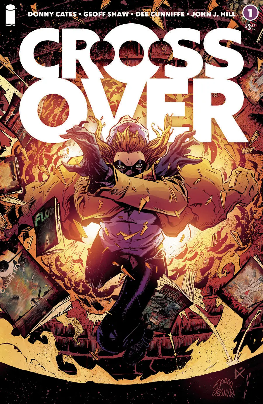 Crossover #1 Cvr B Stegman & Cunniffe 1