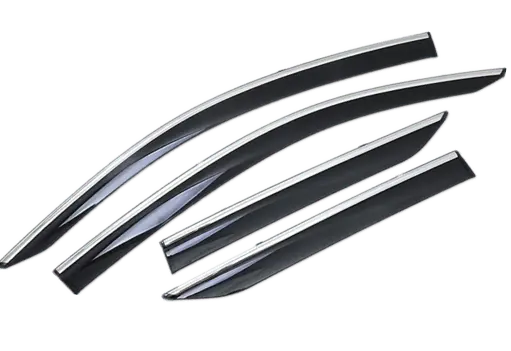Chrome Trim Rain Guards Window Visors Fits 2023-2025 Honda Accord 2