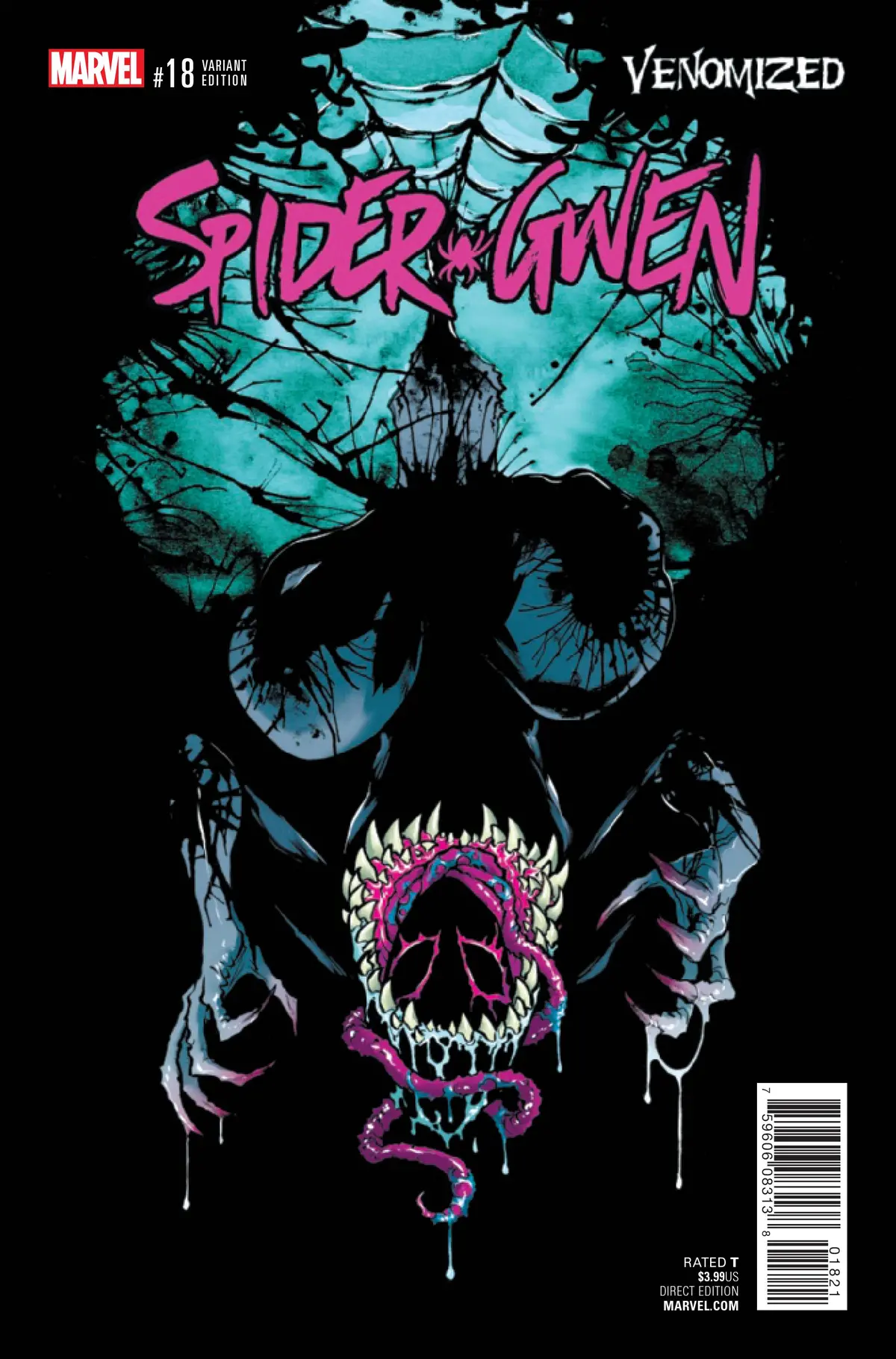 Spider-Gwen #18 Campbell Venomized Var 1
