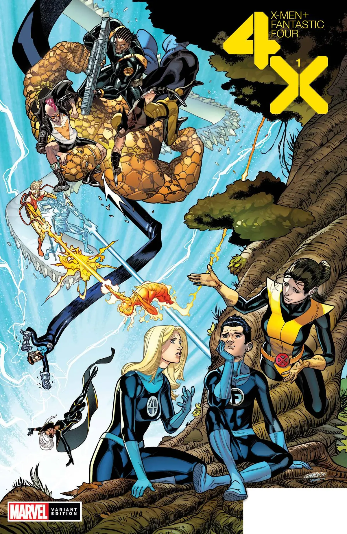 X-Men Fantastic Four #1 (Of 4) Garron 1/50 Incentive Var 1