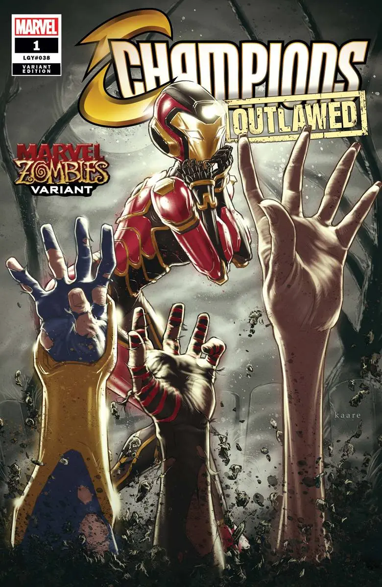 Champions #1 Andrews Marvel Zombies Var 1